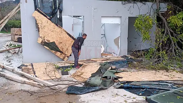 BODRUM'DA KAÇAK YAPI İLE MÜCADELE