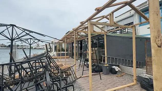 Bodrum'da Kaçak Yapıya Müdahale