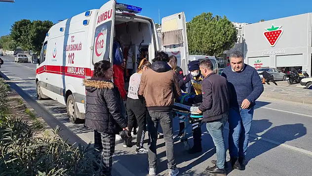 Bodrum'da Kamyonun Çarptığı Yaya Hastaneye Kaldırıldı