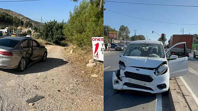 Bodrum'da Kırmızı Işık İhlali Sonucu Trafik Kazası: 2 Yaralı
