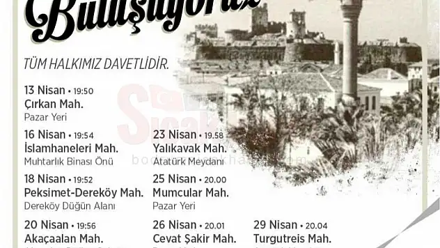 Bodrum'da Mahalle İftarları Başlıyor