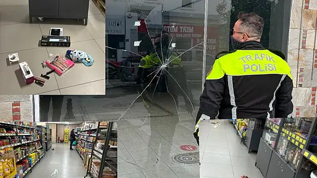 Bodrum'da Market Baskını: Genç Kadın Ortalığı Birbirine Kattı