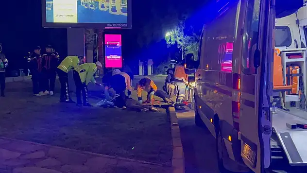 Bodrum'da Motosiklet Kazası: Sürücü Ağır Yaralandı