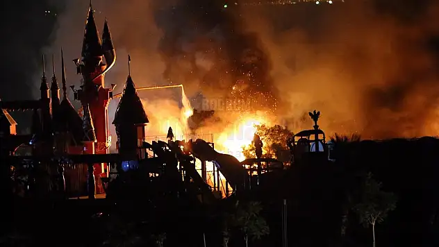 Bodrum'da otel lojmanında çıkan yangın güçlükle söndürüldü