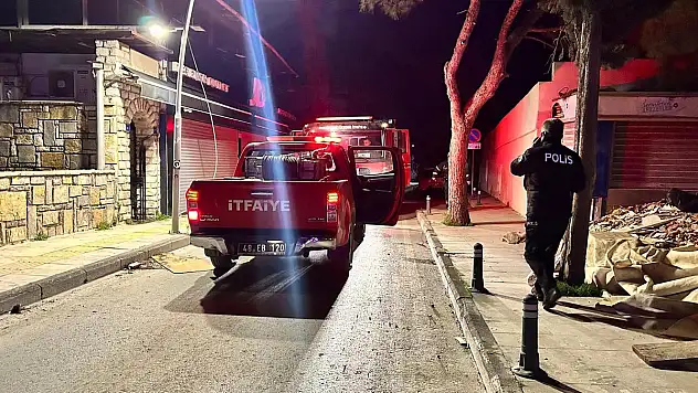 Bodrum'da Otel Lojmanında Yangın Paniği
