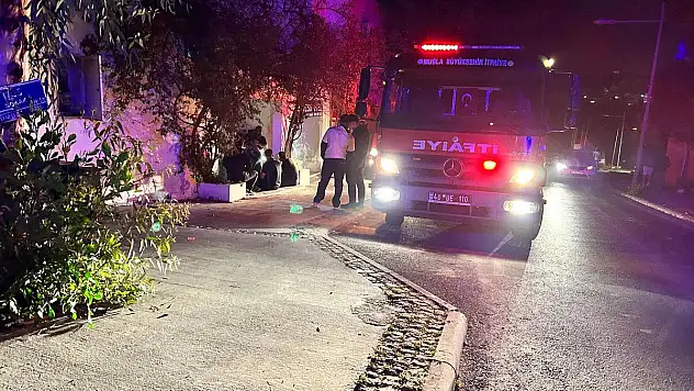 Bodrum'da Otel Odasında Gece Yarısı Yangın!