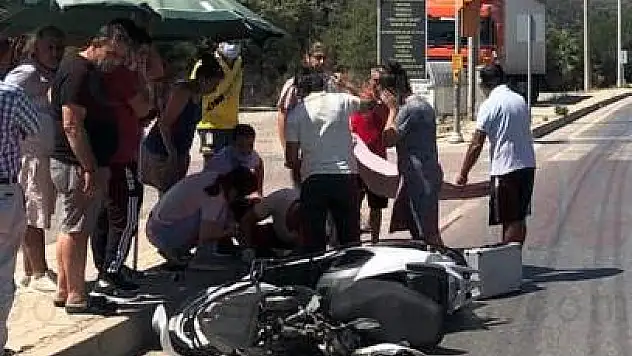 Bodrum'da otomobille çarpışan motosikletin sürücüsü hayatını kaybetti