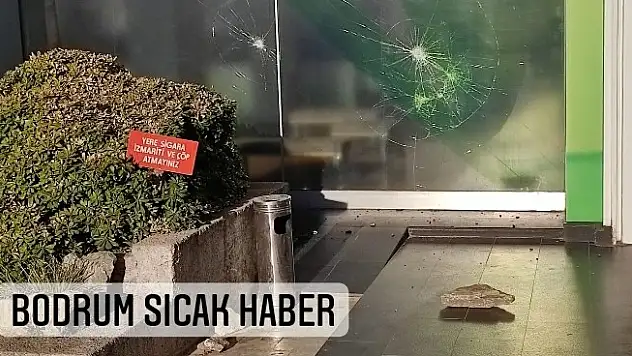 Bodrum'da Özel Bir Bankaya Saldırı