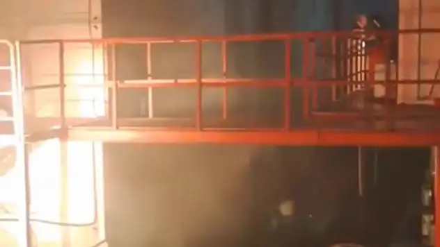 Bodrum'da Personel Lojmanında Yangın