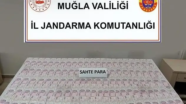 Bodrum'da Sahte Banknot Operasyonu: 25.600 TL Değerinde Sahte Para Ele Geçirildi