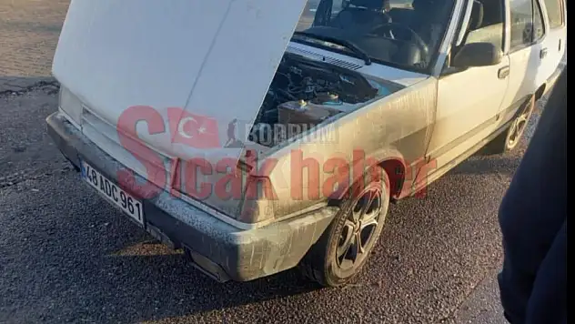 Bodrum'da Seyir Halindeki Araç Alev Alarak Yandı.