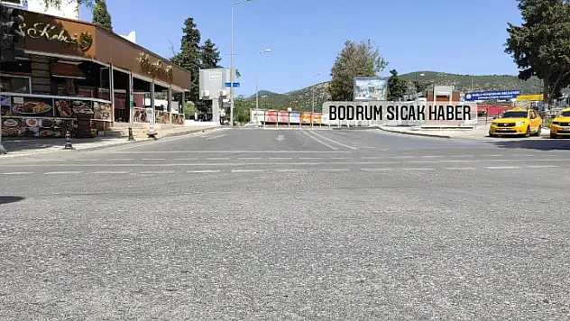 Bodrum'da 'tam kapanma'nın ilk gününde sessizlik hakim