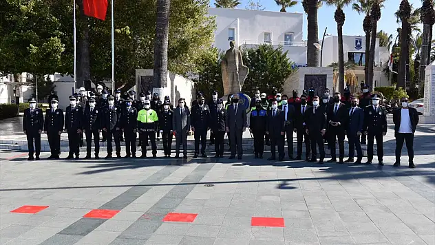 Bodrum'da Türk Polis Teşkilatı'nın 176. kuruluş yıl dönümü kutlandı