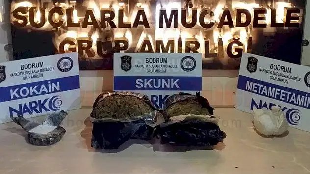 Bodrum'da uyuşturucu operasyonunda iki şüpheli yakalandı