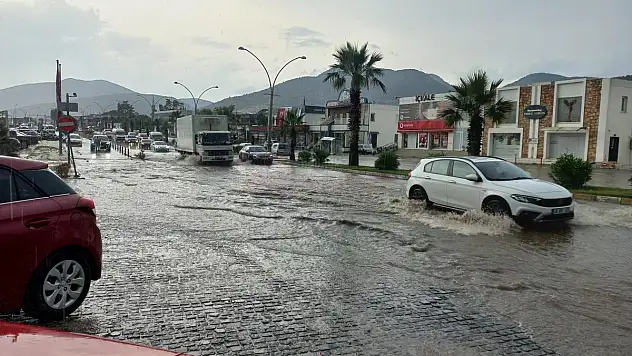 Bodrumda Yağış Etkili Oldu
