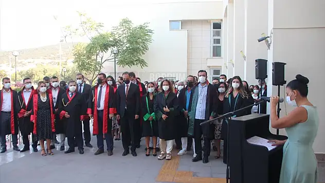 Bodrum'da yeni adli yıl açılışı dolayısıyla tören düzenlendi
