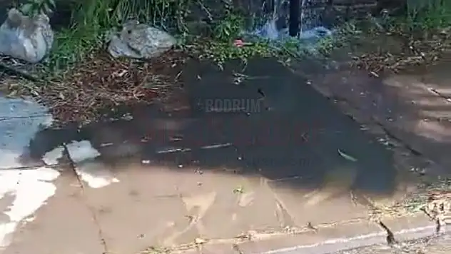 Bodrum'da Yeniden Boru Patlağı