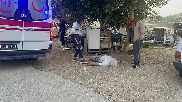 Bodrum'da Yol Kenarında Baygın Halde Bulunan Vatandaş Hastaneye Kaldırıldı
