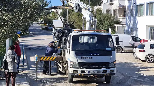 Bodrum'da Yola Dökülen Mazot Kaza Getirdi