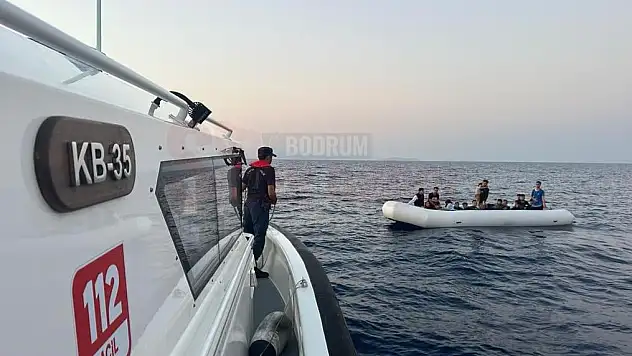 Bodrum'da Yunanlıların geri ittiği 31 göçmen kurtarıldı