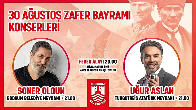 Bodrum'da Zafer Bayramı Etkinliklerle Kutlanacak