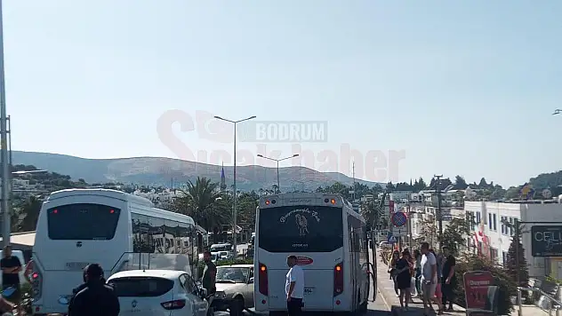 Bodrum'da Zincirleme Kaza, 1 Yaralı