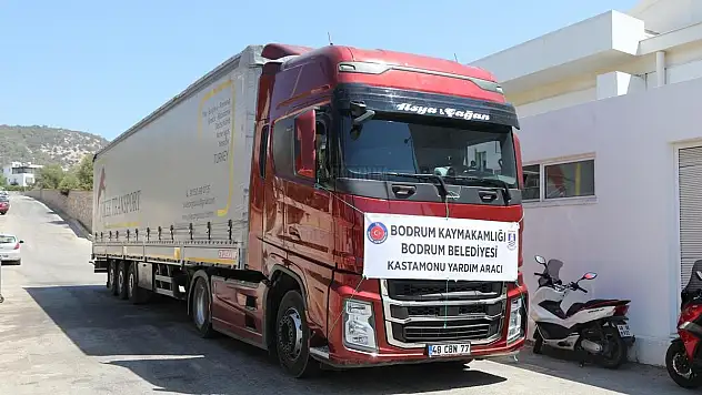BODRUM'DAN KASTAMONU'YA DESTEK