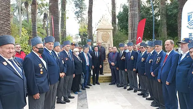 Bodrumlu Gaziler Anıtı Açıldı