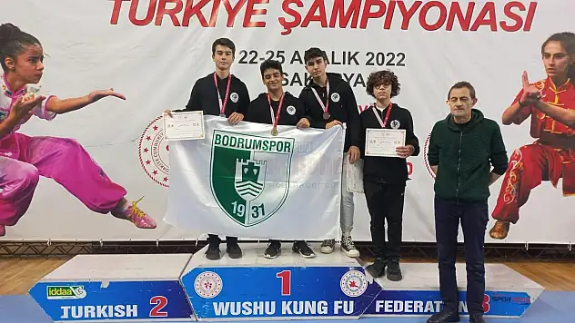 Bodrumspor Wushu Sporcuları Madalyalarla Döndü