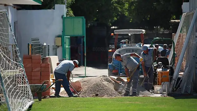 Bodrumspor'da Ve Stadyumda Hazırlıklar Sürüyor