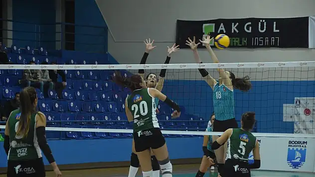 Bodrum'un İncileri Şampiyonluk Yolunda Önemli Galibiyet Aldı