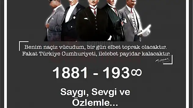 BODTO Başkanından 10 Kasım Mesajı