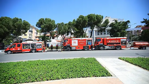 Büyük Orman Yangını Tatbikatında Büyükşehir Belediyesi Yerini Aldı