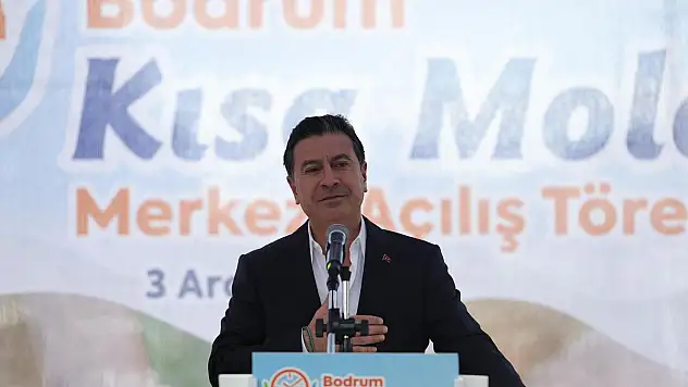 Büyükşehir 5. Kısa Mola Merkezi'ni Engelliler Günü'nde Bodrum'da Açtı