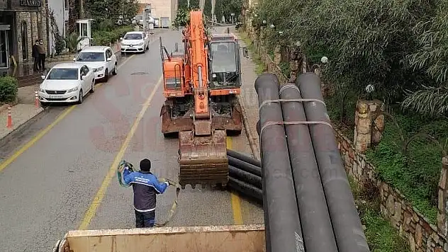 Büyükşehir Bodrum'da İçme Suyu Hatlarını Yeniliyor...