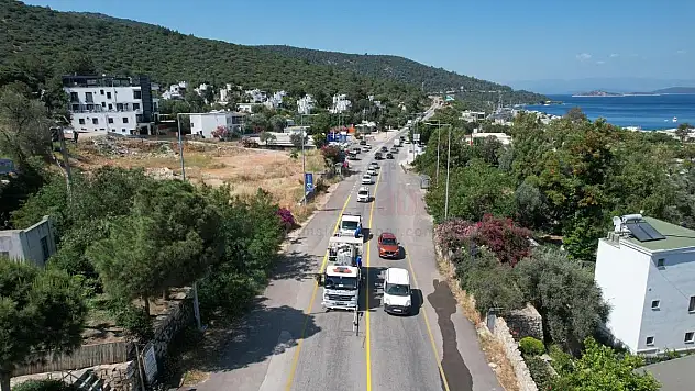 Büyükşehir Bodrum'un Yollarını Güvenli Hale Getiriyor