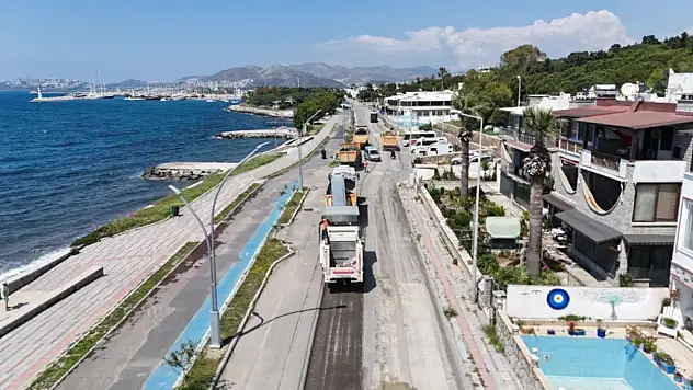 Büyükşehir'den Bodrum Turgutreis'e 34 Milyon TL'lik Yol Yatırımı