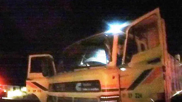 Çaldığı Kamyonla Kaçarken Yakalandı