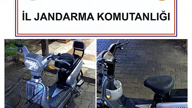 Çaldığı Motorla Birlikte Yakalandı