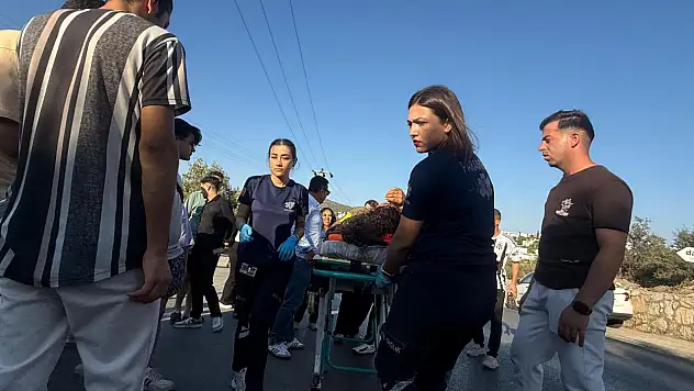Çarptı kaçtı ! motosiklet sürücüsü yaralandı !
