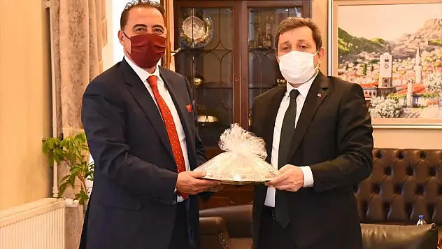 Cezayir'in Ankara Büyükelçisi Mourad Adcabi, Vali Orhan Tavlı'yı ziyaret etti