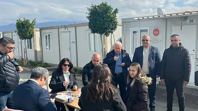 CHP Bodrum 6 Şubat Depremzedeleriyle Buluştu