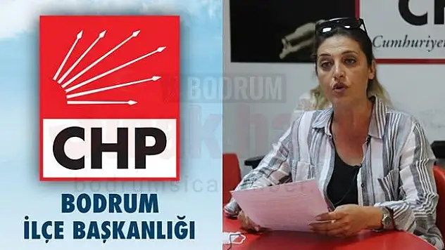 CHP Bodrum İlçe Kadın Kolundan Canan Kaftancıoğlu Açıklaması