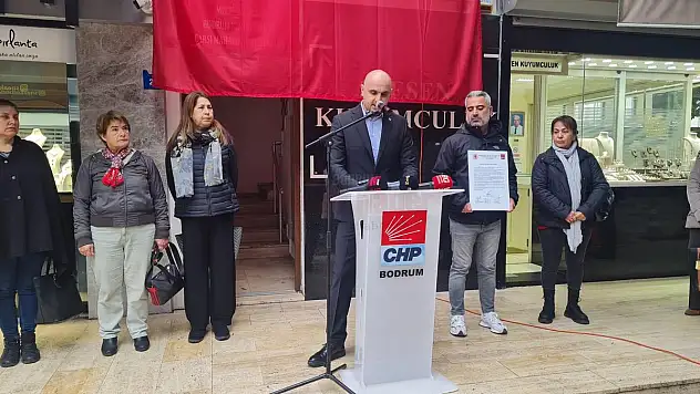 CHP Bodrum İlçe Örgütü 81 İlle Eş Zamanlı Basın Açıklamasında Bulundu