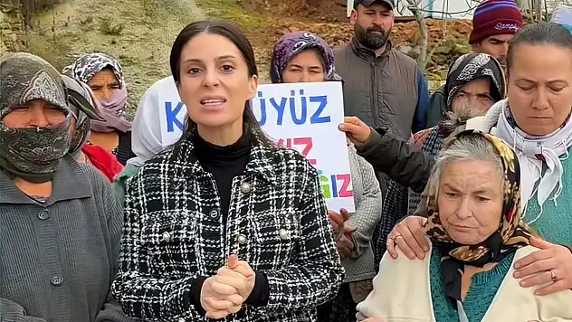 CHP'li Gizem Özcan'dan akbelen'de 'bu topraklar şirketin değil, halkındır'