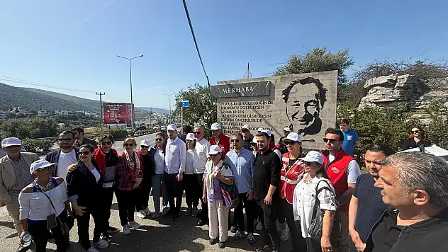 CHP'li Alkım Denizaslanı ve Bodrum İlçe Örgütü, KYK Yurtlarından Atılan Öğrenciler İçin Yürüyüşte