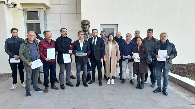 CHP'li Meclis Üyeleri ve Partililer Cengiz İnşaat Hakkında Suç Duyurusunda Bulundu