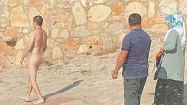 Çıplak Adam Görenleri Şaşkına Çevirdi