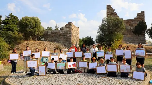 Çocuklar tarihi renklerle keşfetti