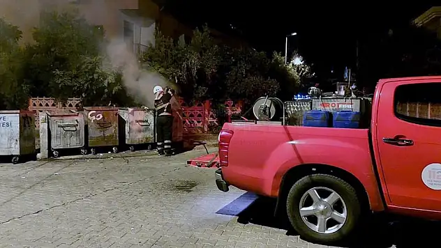 Çöp ve Konteyner Yangınları İçin Uyarı Yapıldı